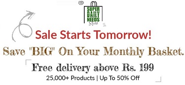 India Desire : Snapdeal The Daily Needs Store Sale : Get Rs 200 Off On Purchase Above Rs 1000 Via HDFC Card